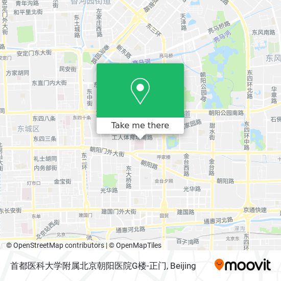 首都医科大学附属北京朝阳医院G楼-正门 map