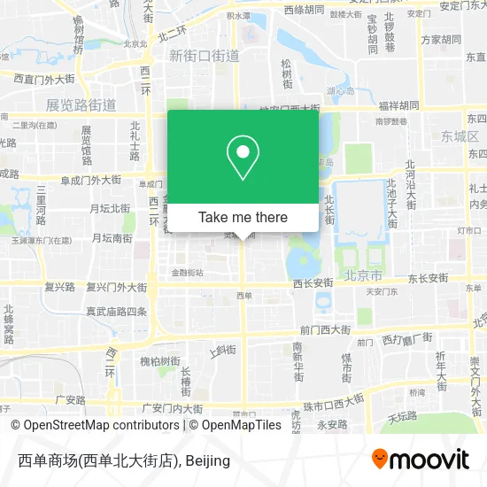西单商场(西单北大街店) map