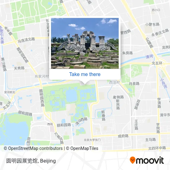 圆明园展览馆 map