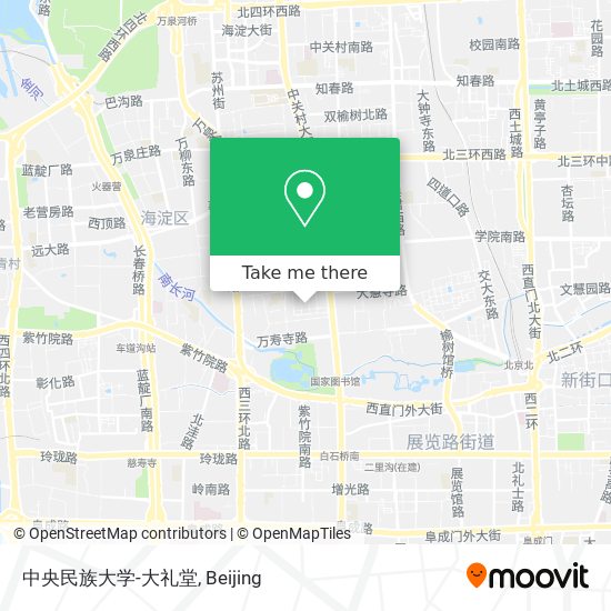 中央民族大学-大礼堂 map
