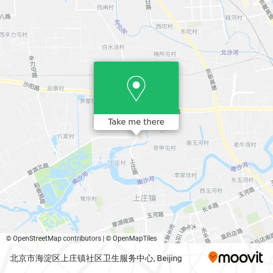 北京市海淀区上庄镇社区卫生服务中心 map