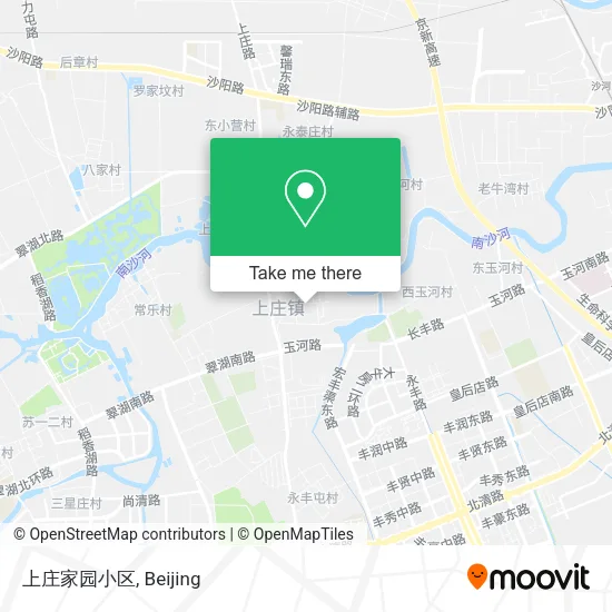 上庄家园小区 map