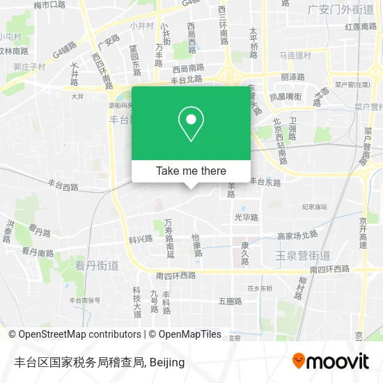 丰台区国家税务局稽查局 map