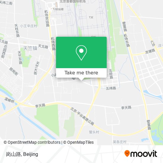 岗山路 map