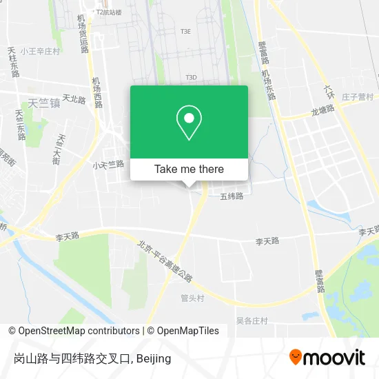 岗山路与四纬路交叉口 map
