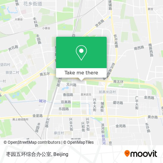 枣园五环综合办公室 map