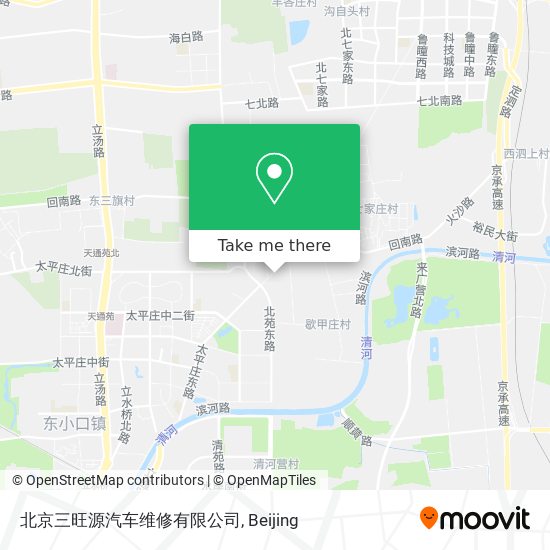 北京三旺源汽车维修有限公司 map