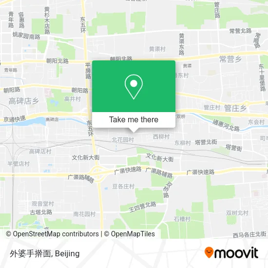外婆手擀面 map