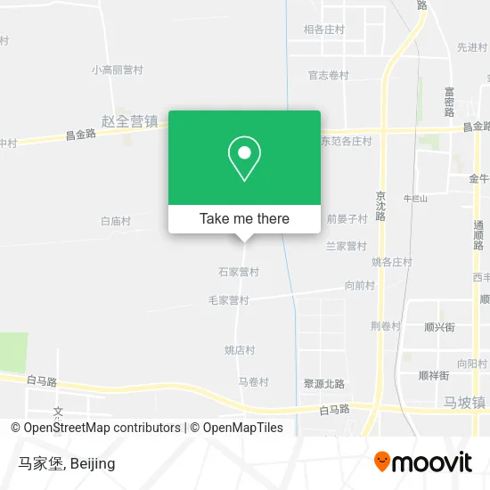 马家堡 map