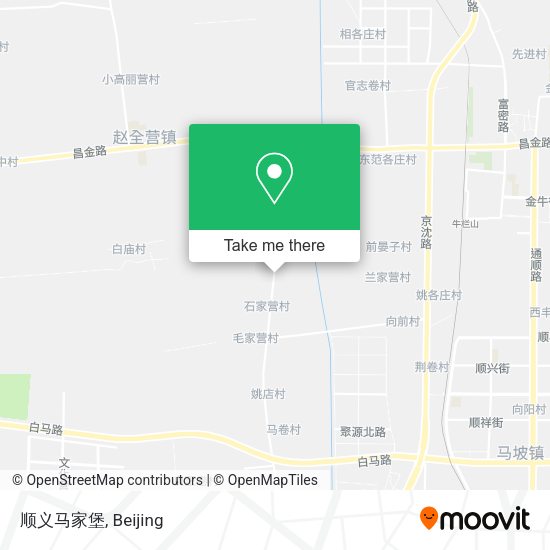 顺义马家堡 map