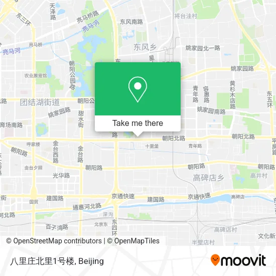 八里庄北里1号楼 map