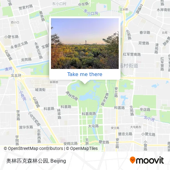 奥林匹克森林公园 map