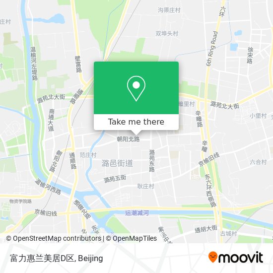 富力惠兰美居D区 map