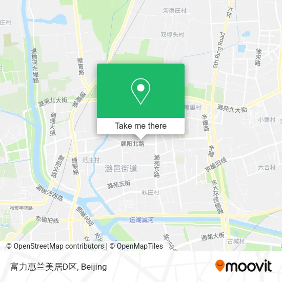 富力惠兰美居D区 map