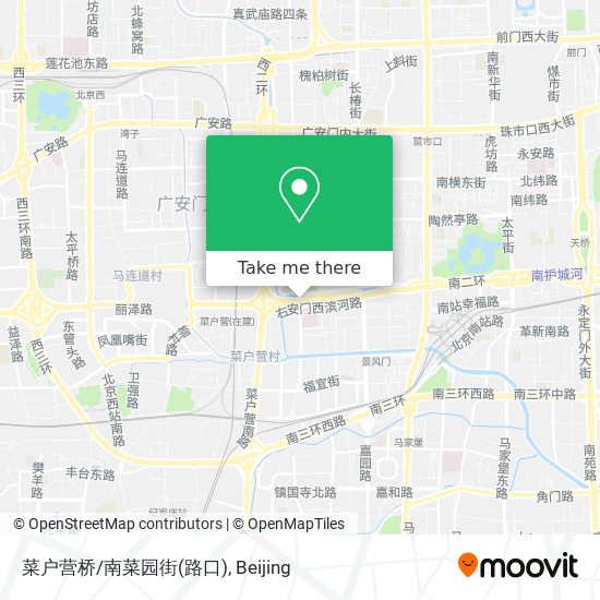 菜户营桥/南菜园街(路口) map