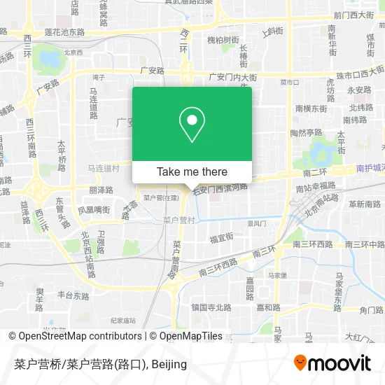 菜户营桥/菜户营路(路口) map