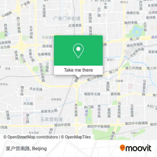 菜户营南路 map
