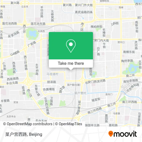菜户营西路 map