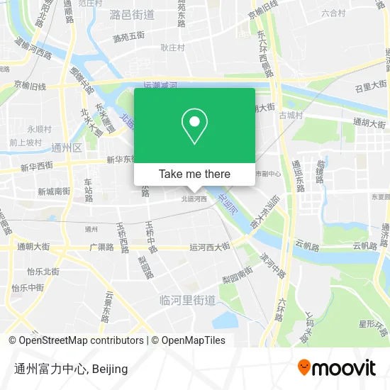 通州富力中心 map