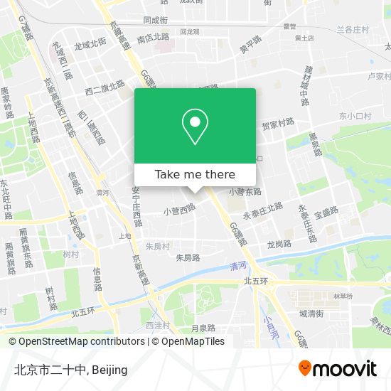 北京市二十中 map