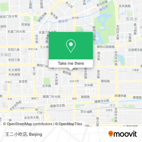 王二小吃店 map