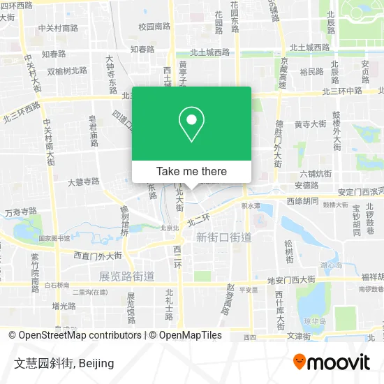 文慧园斜街 map