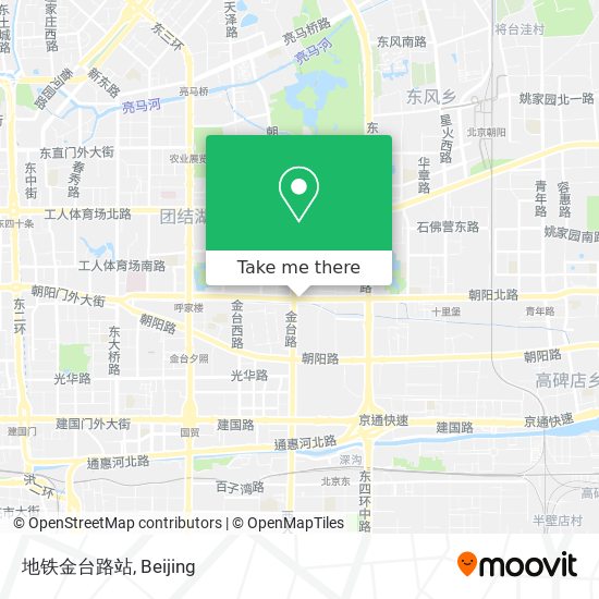 地铁金台路站 map