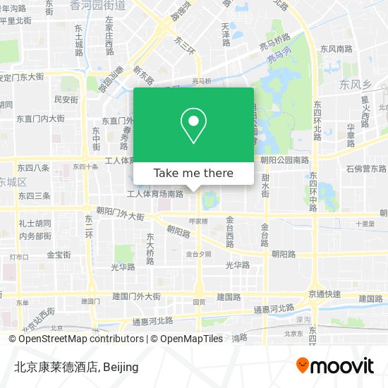 北京康莱德酒店 map