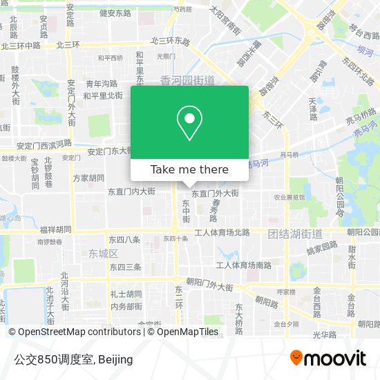 公交850调度室 map