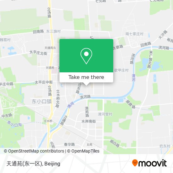 天通苑(东一区) map