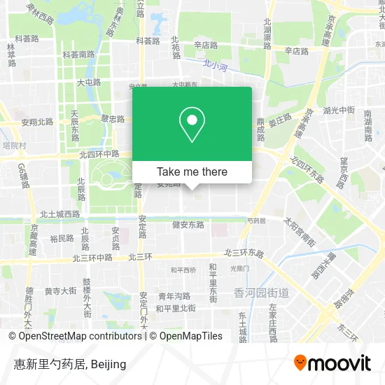 惠新里勺药居 map