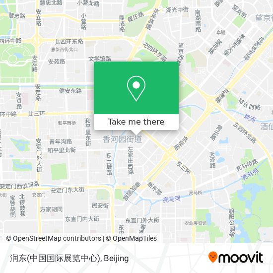 润东(中国国际展览中心) map