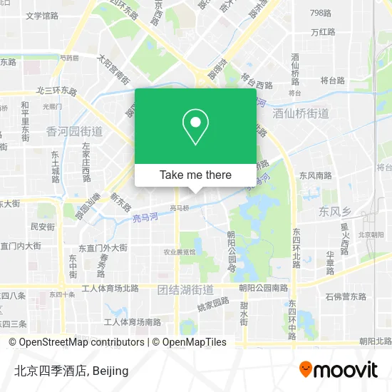 北京四季酒店 map