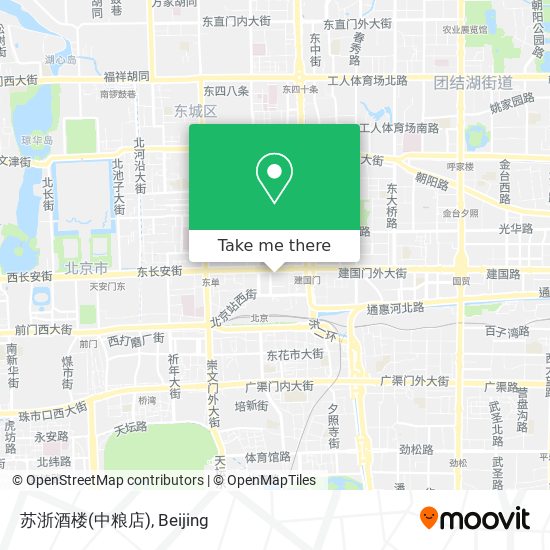 苏浙酒楼(中粮店) map