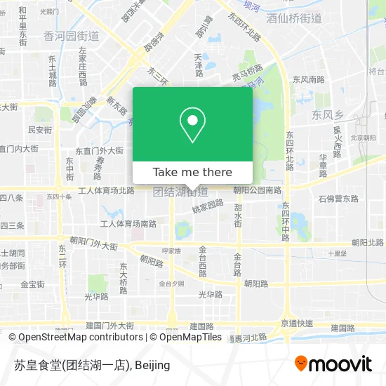 苏皇食堂(团结湖一店) map