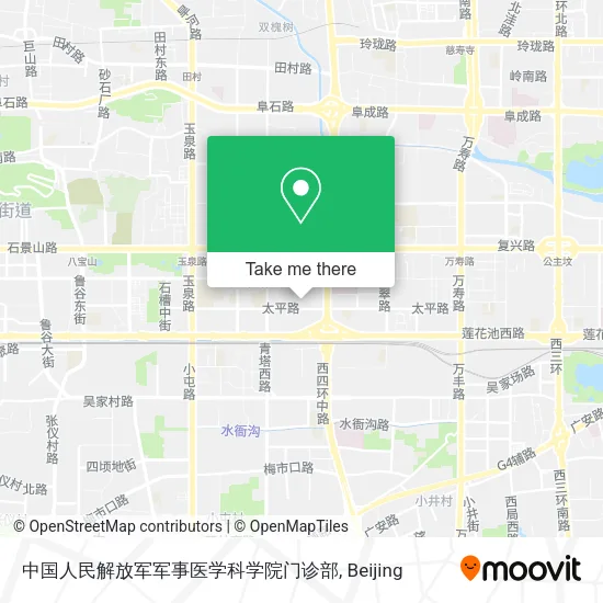 中国人民解放军军事医学科学院门诊部 map
