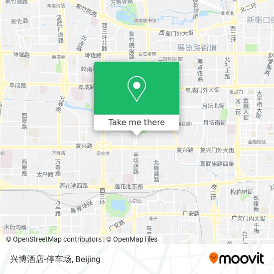 兴博酒店-停车场 map