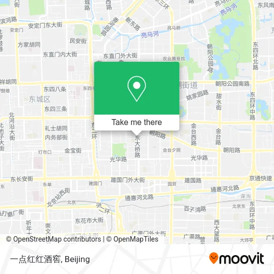 一点红红酒窖 map
