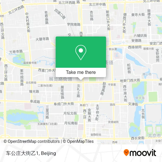 车公庄大街乙1 map
