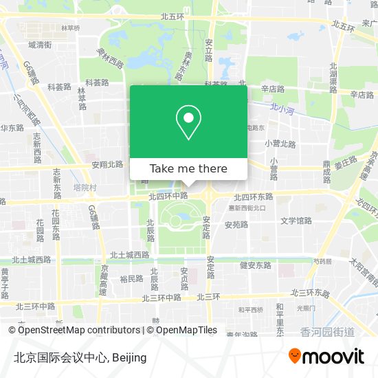北京国际会议中心 map