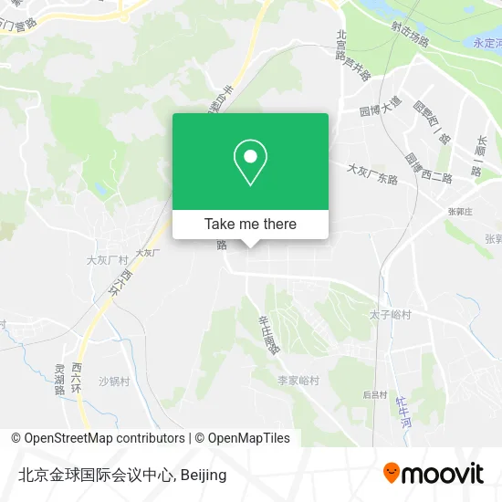 北京金球国际会议中心 map