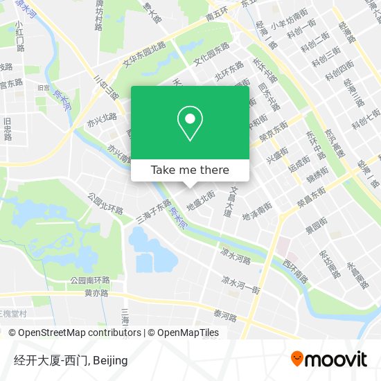 经开大厦-西门 map