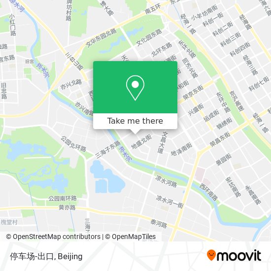 停车场-出口 map