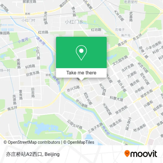 亦庄桥站A2西口 map