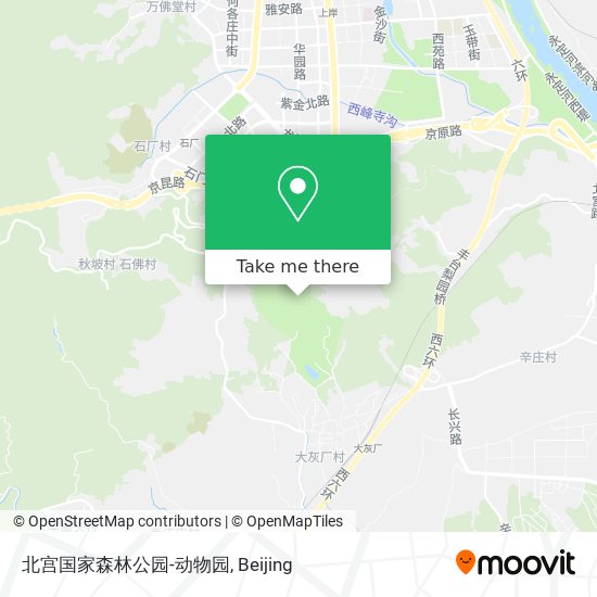 北宫国家森林公园-动物园 map