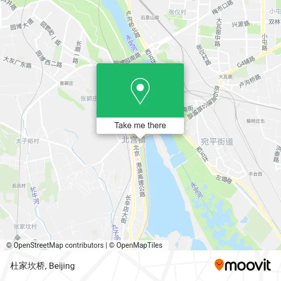 杜家坎桥 map