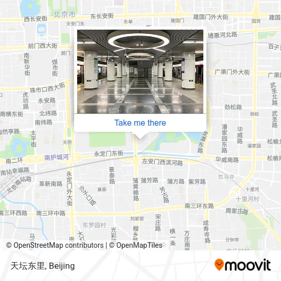 天坛东里 map