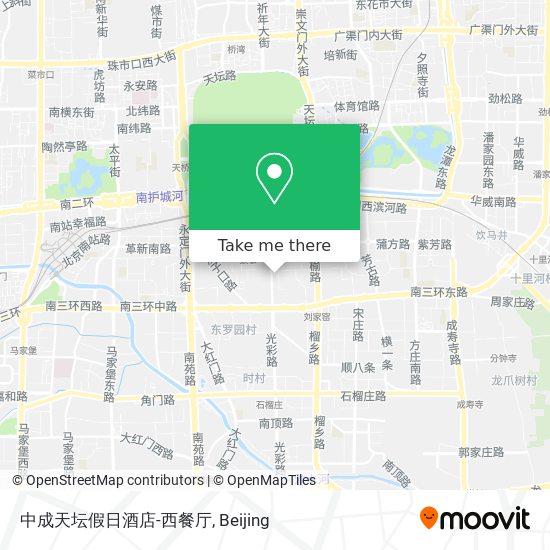 中成天坛假日酒店-西餐厅 map