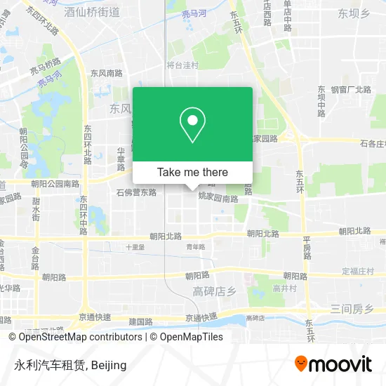 永利汽车租赁 map