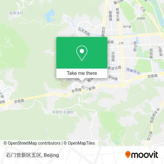 石门营新区五区 map